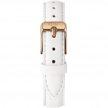 DW Petite Bondi 12mm Rose Gold Leather Bracelet