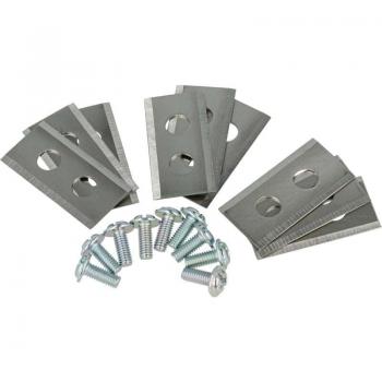Cordless Lawnmower Replacement Blade Pack – 9x Einhell FreeLeco+ Steel Cutters (Silver, VHBW)