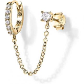 Heyone Cadena Doble Otoño de Oro 14K