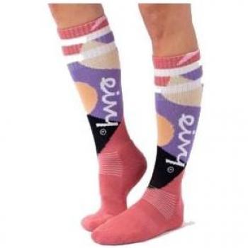 Calze da sci Eivy in lana (Abstract Shapes) donna