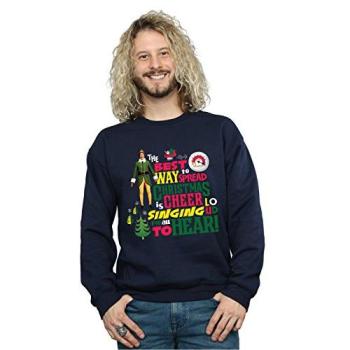 Men’s 2XL Navy Christmas Elf Top
