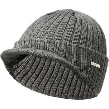 Gorro Liso Unisex para Otoño e Invierno con Visera