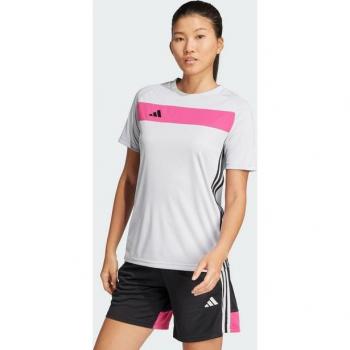 Adidas Tiro 25 Essentials Trikot in Grau und Magenta