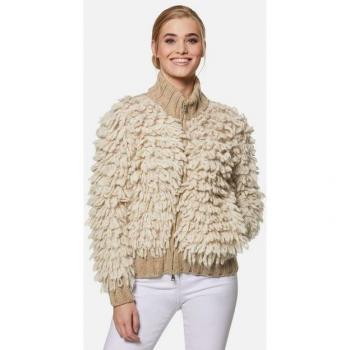 Gemütliche Strickjacke im Teddy-Stil