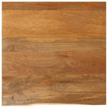 VidaXL Solid Mango Wood Live Edge Table Top 80x80x3.8 cm