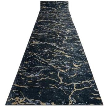 Black Lotus Anti‑Slip Runner – 120 × 160 cm, Marble Finish