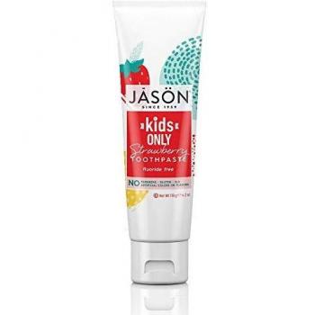 Jason's Kids' Toothpaste in Strawberry Flavor (Fluoride-free, 119g)
