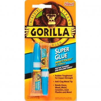 Gorilla Super Glue Waterproof Adhesive Twin Pack (2 x 3g)