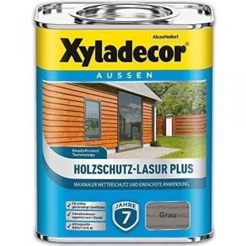 Xyladecor Holzschutz-Lasur PLUS 4 l grau
