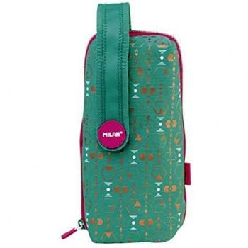 Green Milan Pencil Case with Copper III Accessories