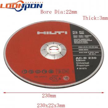 Disco de Corte para Herramientas Abrasivas 230MM