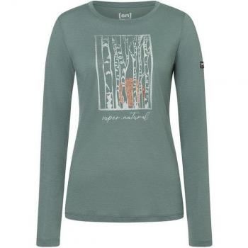 Super Natural Sunbirch Long Sleeve T-Shirt – Balsam Green (Female)