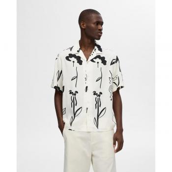 Relaxed Fit Freizeithemd aus Viskose mit 1/2-Arm Modell 'RAJESH'