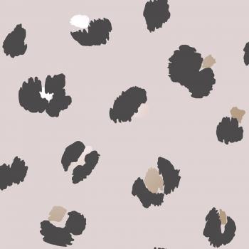 Holden Decor Large Leopard Spot Pink Wallpaper for Homes