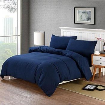 RUIKASI Fade Stain Resistant and Hypoallergenic 4PCS Duvet Covers Sets for Double Bed