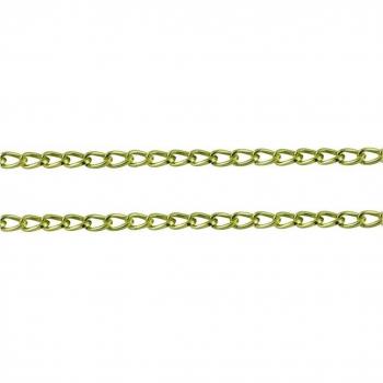 Cadena de malla de caballo 9 x 5 mm caqui