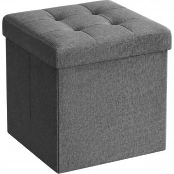 SONGMICS Sitzhocker mit integriertem Stauraum