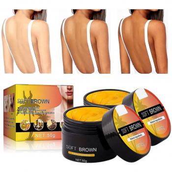 Gel de bronzage à l'huile de carotte 2pcs