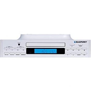 Küchenfunkgerät Blaupunkt KRC 40 WH – Bluetooth, CD, Aux‑In – LC-Display mit LED-Licht – 2 Kurzzeit‑Wecker – weiß