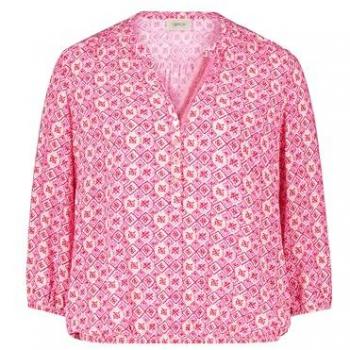 Cartoon Bluse mit buntem Muster