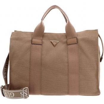 Sac à bandoulière GUESS Canvas II beige