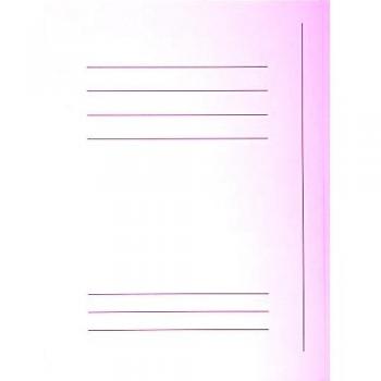 Subcarpeta cartulina con 3 solapas Exacompta DIN A4 impresa rosa 210 gr