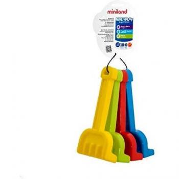 Miniland 29039 – Set de 4 râteaux spirale