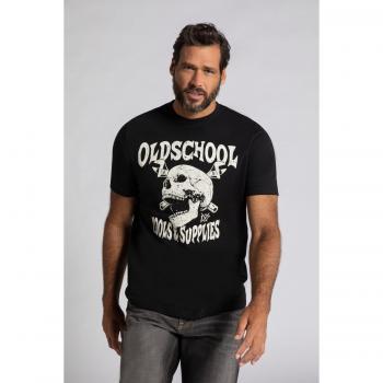 T-shirt oversize Uomo Nero 3XL Cotone JP1880