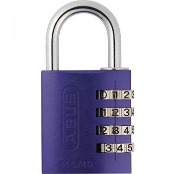 Candado Aluminio Abus 145/40 con Código Morado