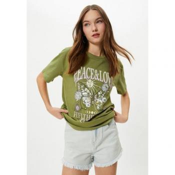 Koton Kurzärmeliges T-Shirt für Damen