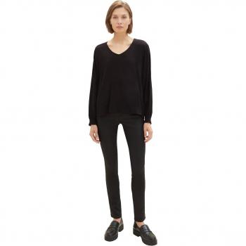 Jeans Tom Tailor taille moyenne noir 27/30
