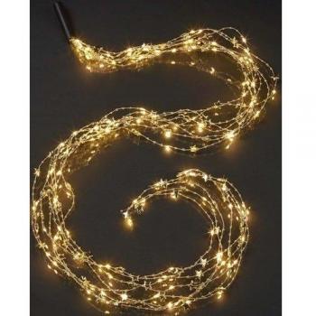 Indoor LED Kupferlichtkette – 120 warmweiß, 130 cm Länge