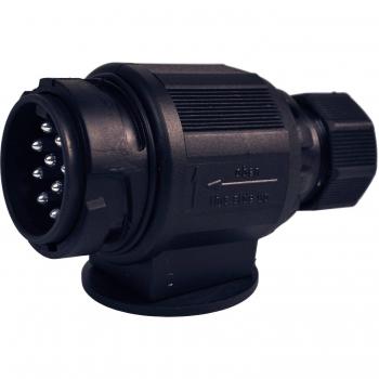 XLPT Spina rimorchio 13 Pin Maschio con Tappo in Plastica