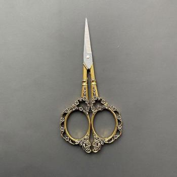 Durable Vintage Scissors with Floral Pattern