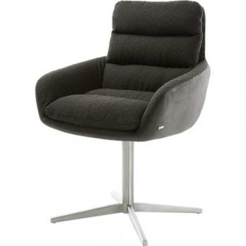 Stuhl Abelia‑Flex 360° – ergonomische Polsterung, schwarzes Materialmix