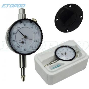 5mm Mikron Präzisionsmessuhr Zifferblatt 0-5mm 0,01mm Genauigkeit