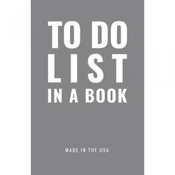 TO DO LIST IN A BOOK