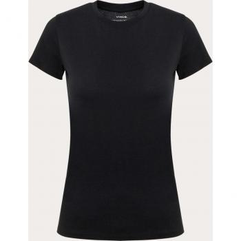 Midweight Black Crew Neck T-Shirt by Vince – Size M