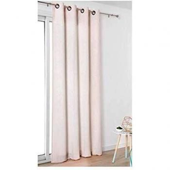 Rideau Sable Velours Uni 140x245 cm