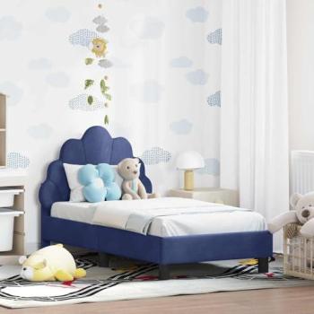 Cadre de lit enfant avec tête de lit « Police Bleue » – design contemporain