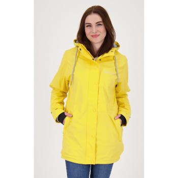Damen‑Regenjacke DEPROC ACTIVE „Friesennerz ELLESMERE“ – 100 % Polyester Futter, Gelb