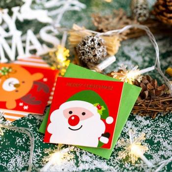 Kids Christmas Greeting Cards Set