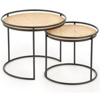 Conjunto mesa de centro Houston 675, Luminoso Madera, 42cm