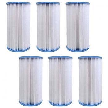 Cartouche de rechange Type A pour piscines INTEX, compatible 29000, boîte de 6