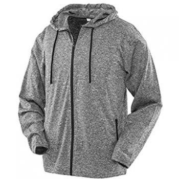 Spiro Fitness Men's Hoodie 3XL Grey/Black