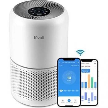 Smart Air Purifier for Home Bedroom, H13 HEPA Air Filter