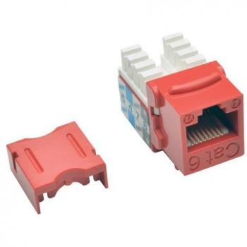 Tripp Lite Cat5e Punch Down Keystone Jack RED