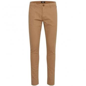 Pantalon Chino Mélange Bhnatan Marron Slim Fit 34x32