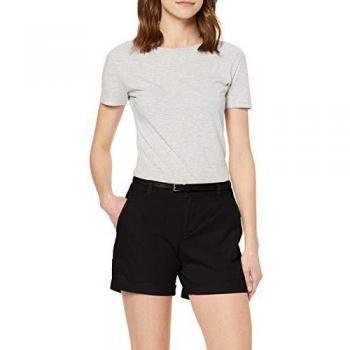Vero Moda VMFLASH MR CHINO SHORTS NOOS, Noir, Taille Fabricant: XL (Très Grande)