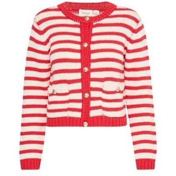 Weitläufiger Strickträger „Fransa Belinda“ – Damenmodell 1